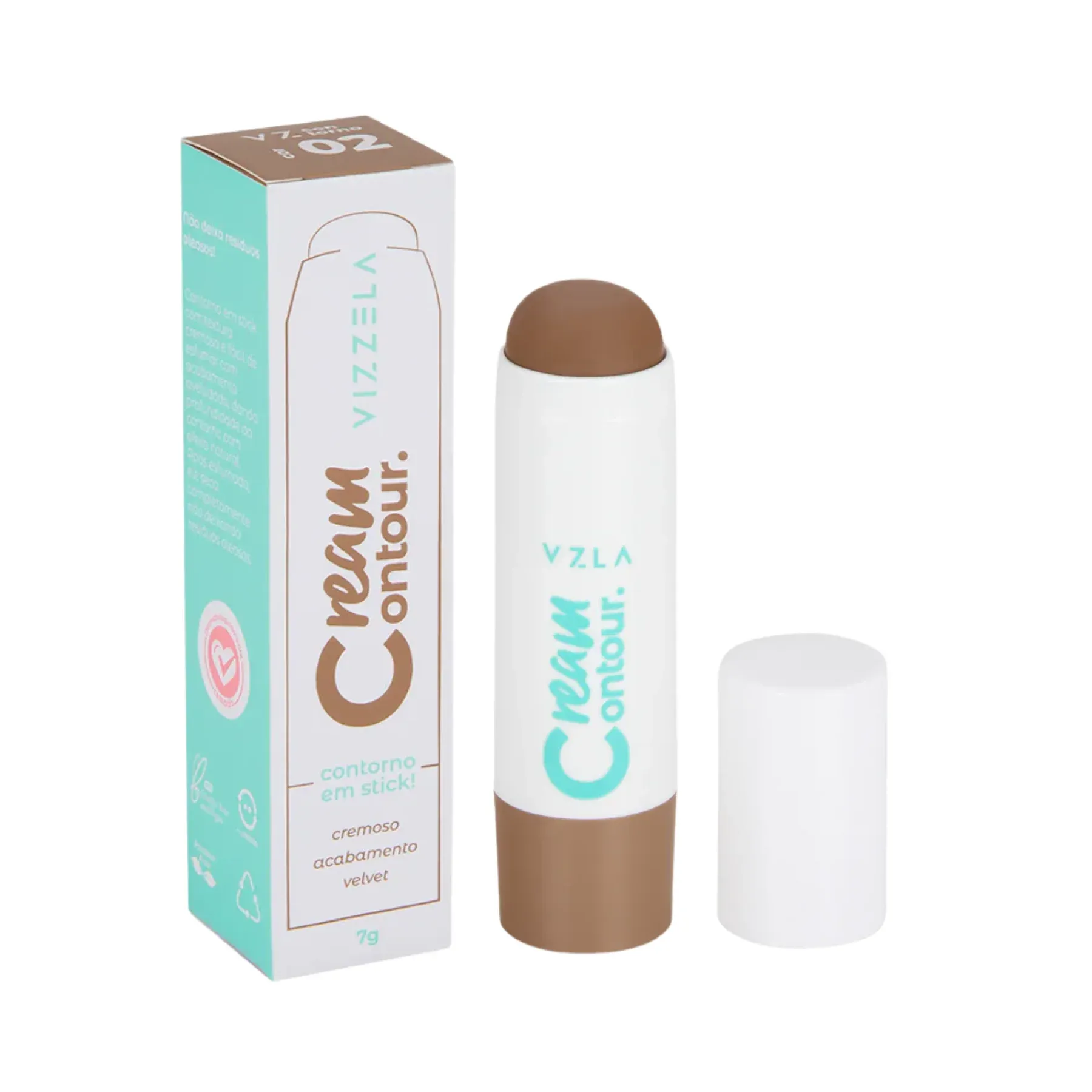 Contorno Facial Vizzela Stick Cor 02